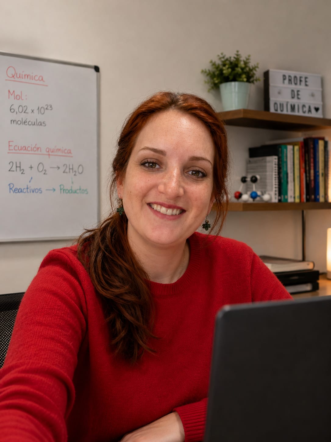 Flor, docente de Aula Ciencia